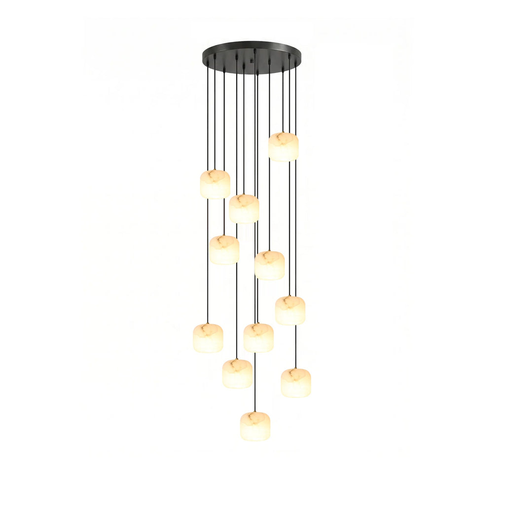 Large Cluster Pendant Chandelier — Chandelier | Maison Monashee — view 13