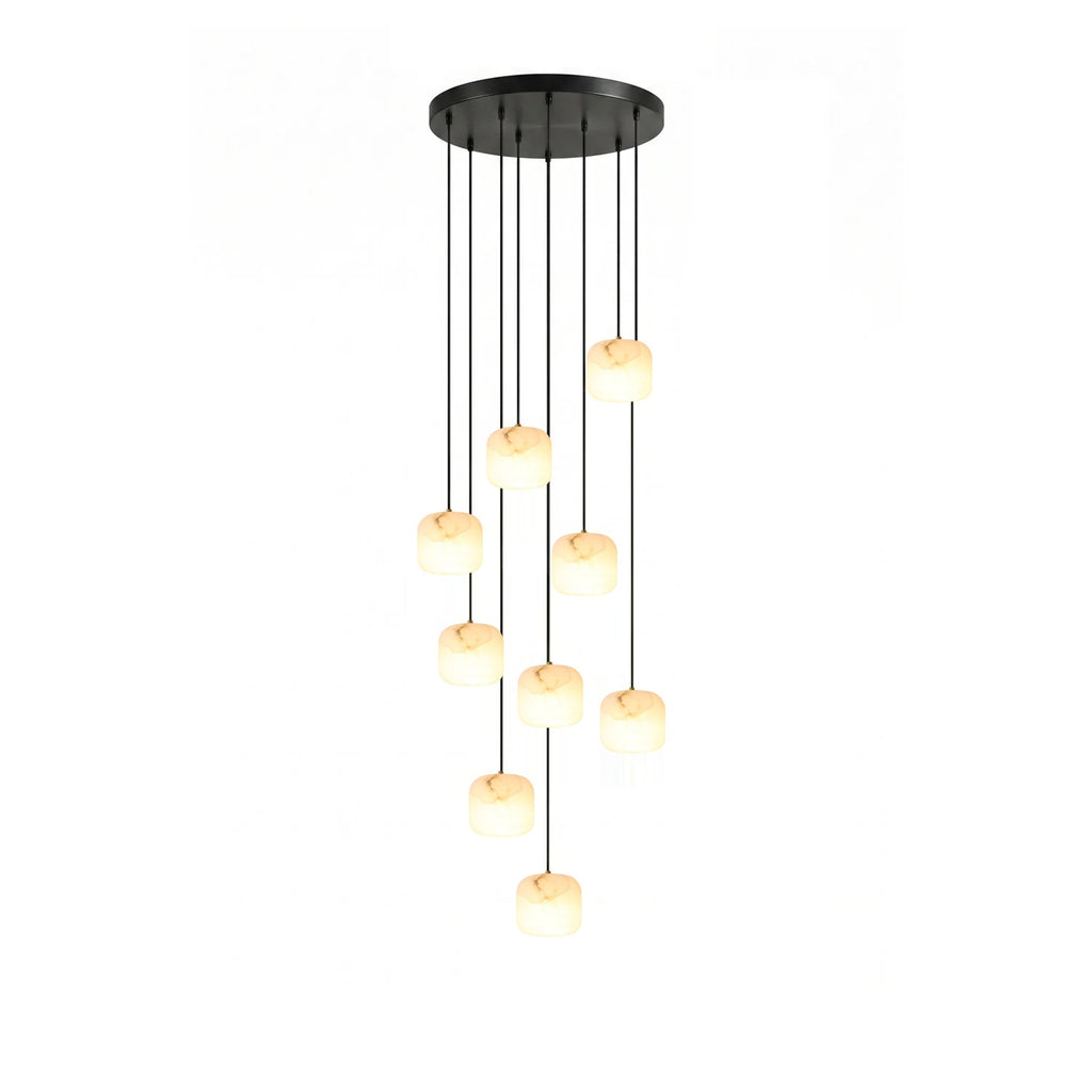 Large Cluster Pendant Chandelier — Chandelier | Maison Monashee — view 14