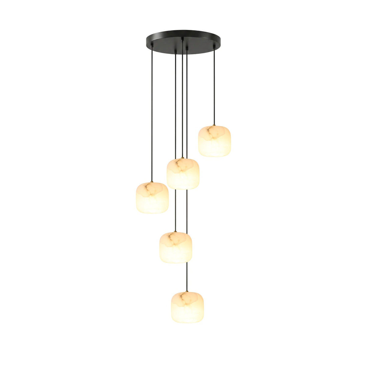Large Cluster Pendant Chandelier — Chandelier | Maison Monashee — view 16