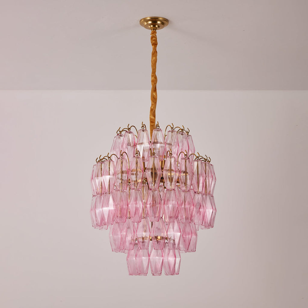 Small Gold Chandelier for Bedroom — Chandelier | Maison Monashee — view 3