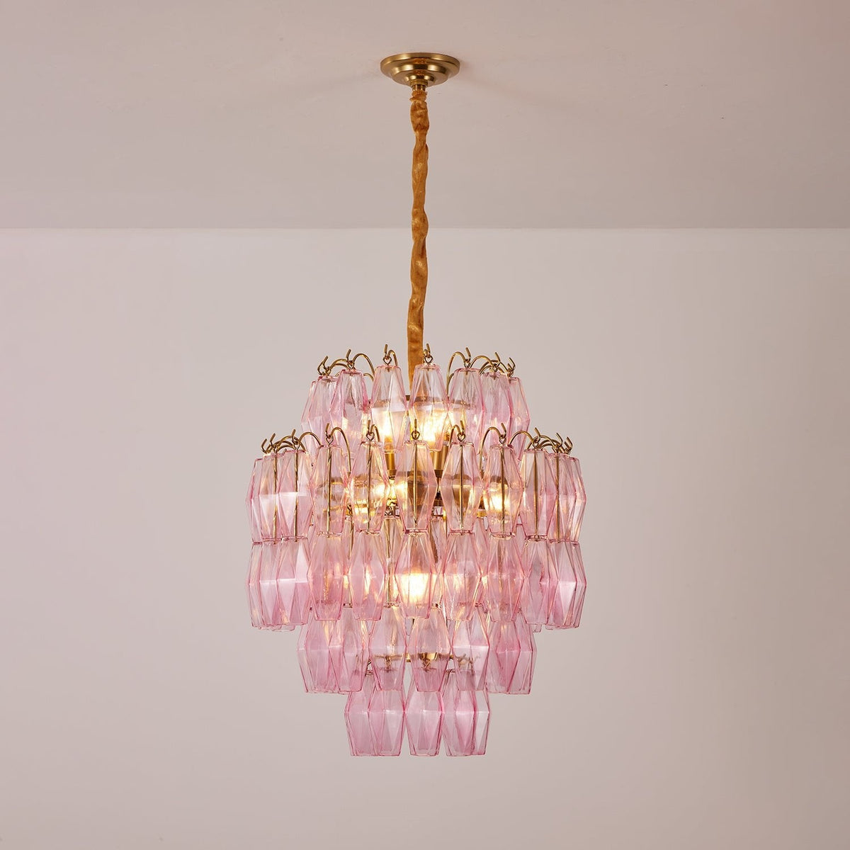 Small Gold Chandelier for Bedroom — Chandelier | Maison Monashee — view 4