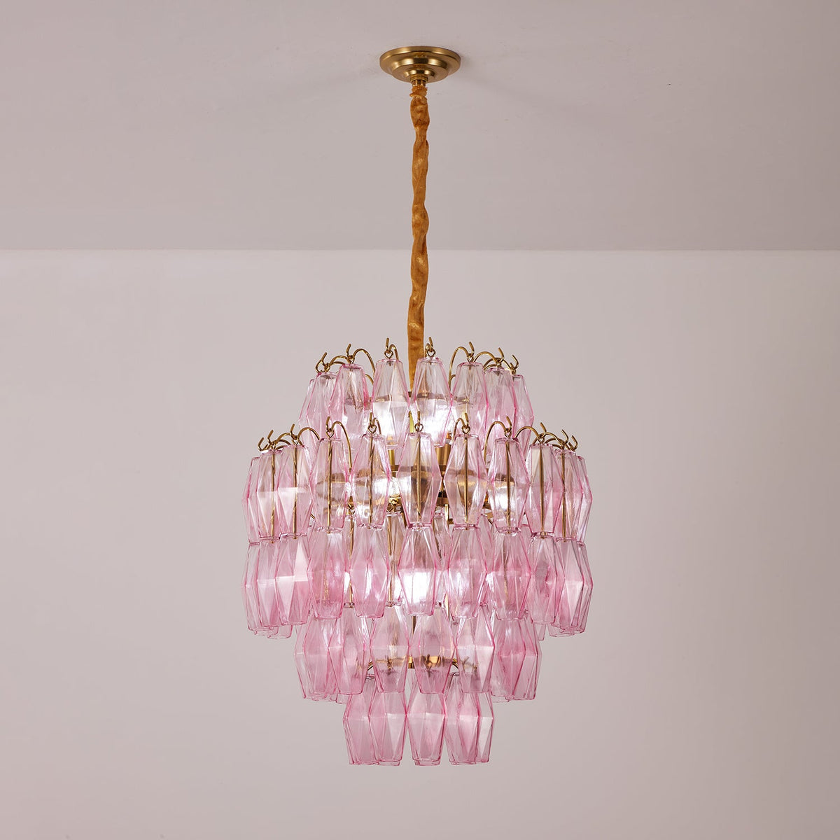 Small Gold Chandelier for Bedroom — Chandelier | Maison Monashee — view 5