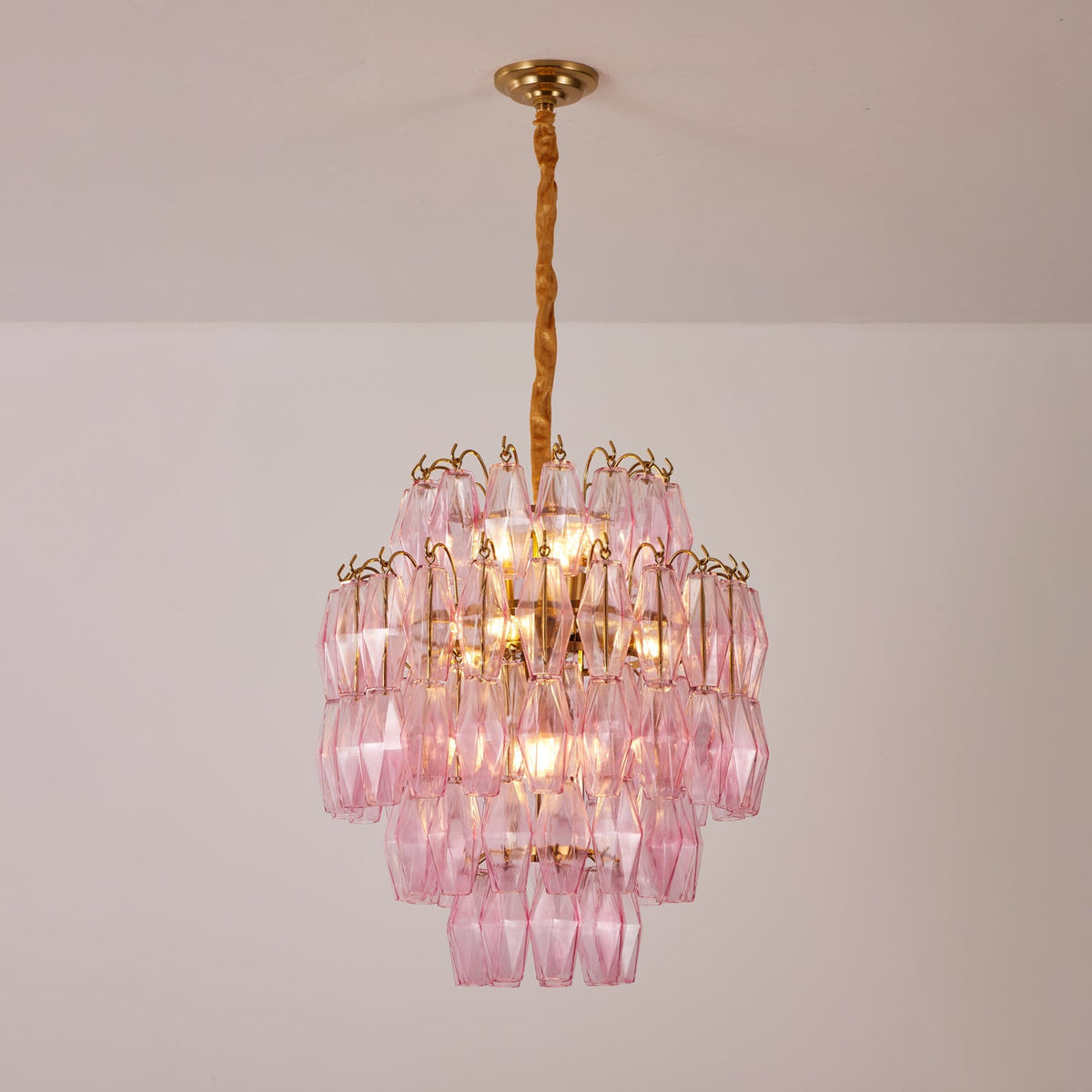 Small Gold Chandelier for Bedroom — Chandelier | Maison Monashee — view 2