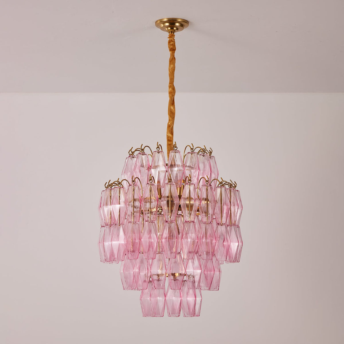 Small Gold Chandelier for Bedroom — Chandelier | Maison Monashee — view 10