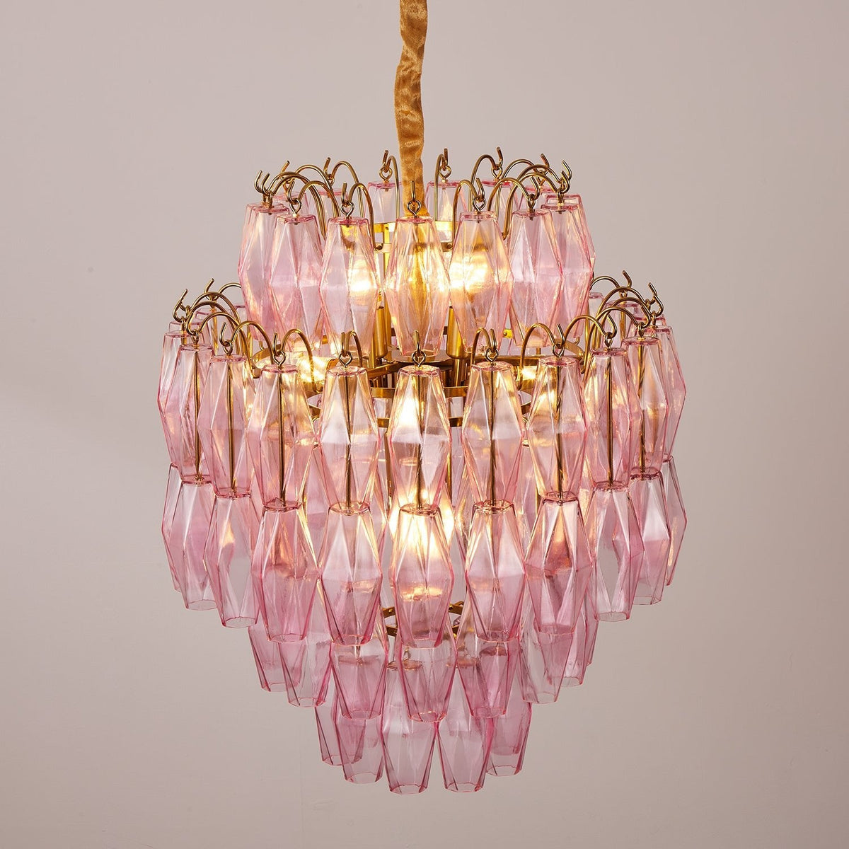 Small Gold Chandelier for Bedroom — Chandelier | Maison Monashee — view 6