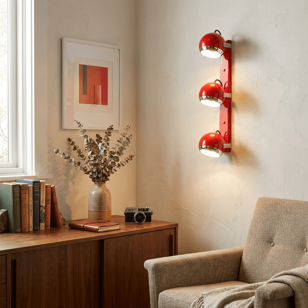 Wall Light Red — Wall Sconce | Maison Monashee — view 2