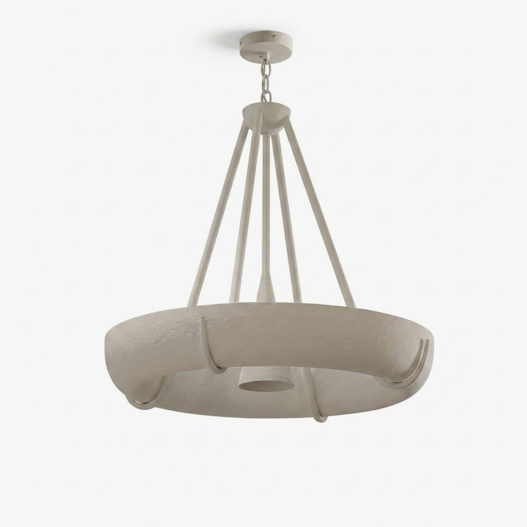 White Drum Chandelier — Chandelier | Maison Monashee