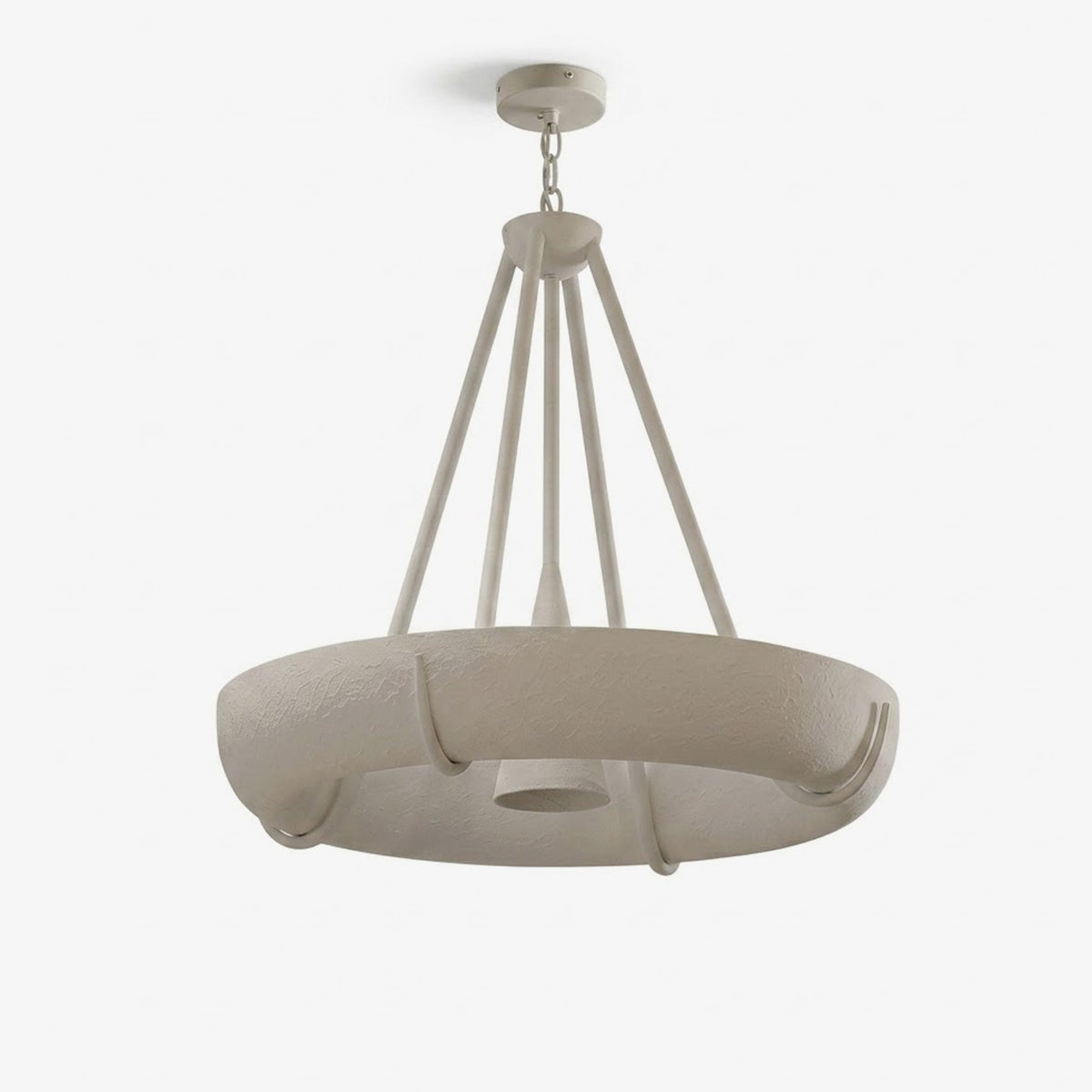White Drum Chandelier — Chandelier | Maison Monashee