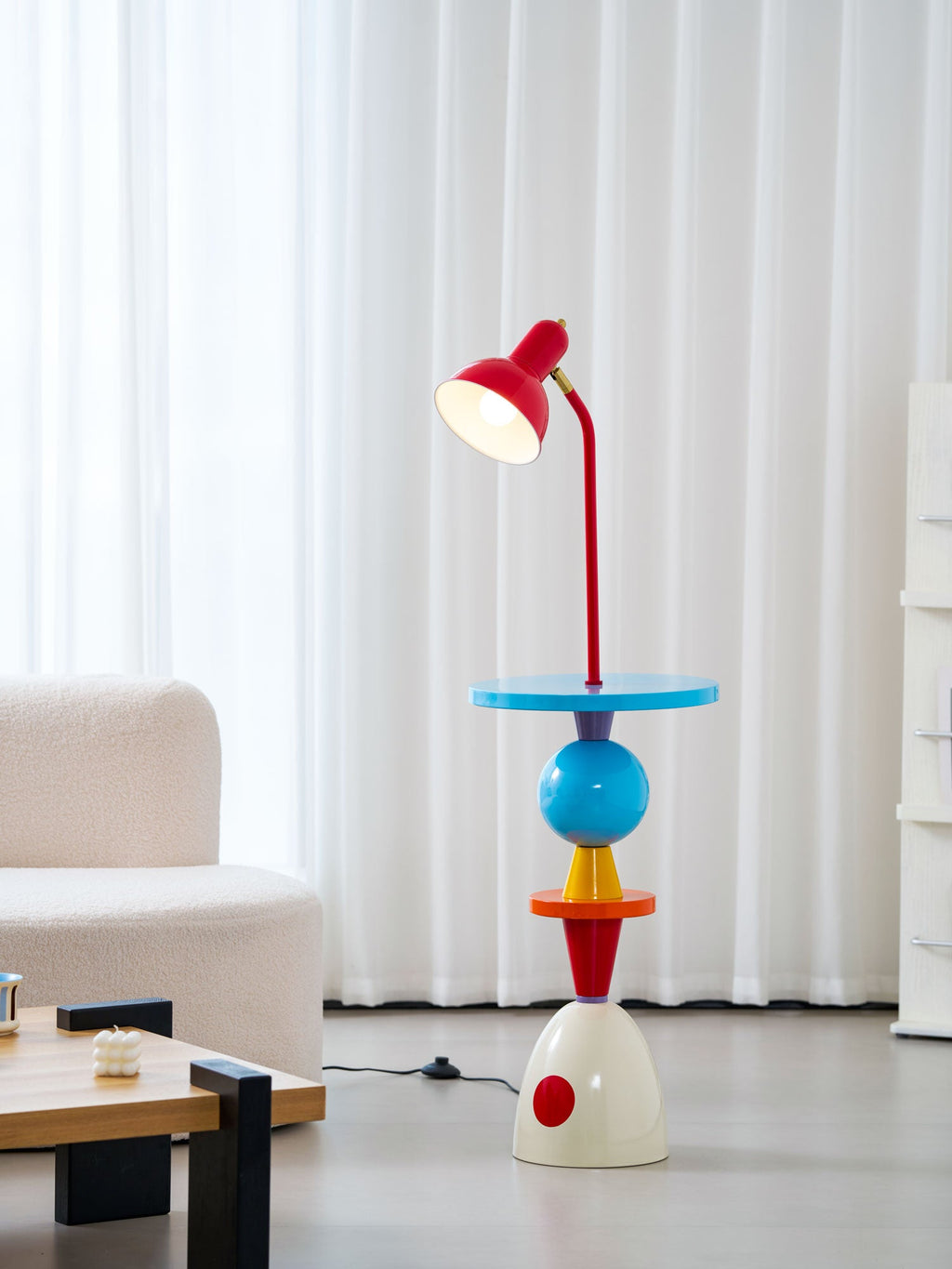 Modern Floor Lamp with Table — Floor Lamp | Maison Monashee — view 10