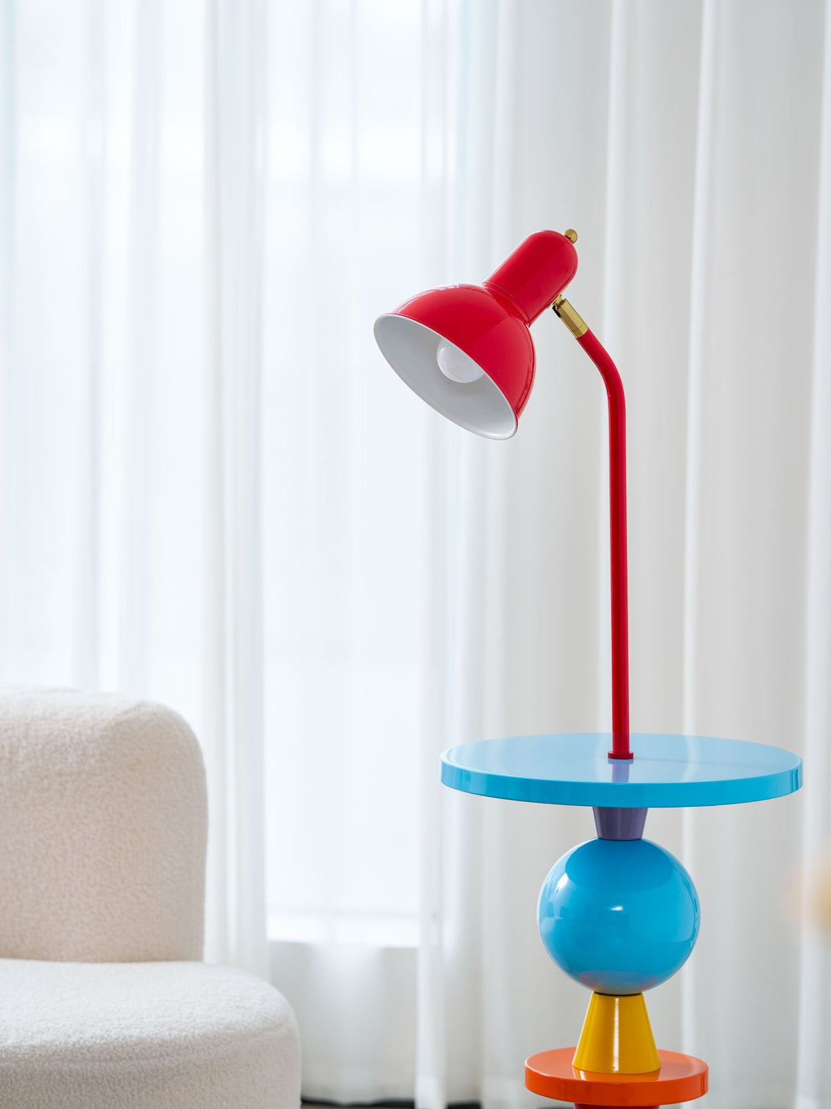 Modern Floor Lamp with Table — Floor Lamp | Maison Monashee — view 14