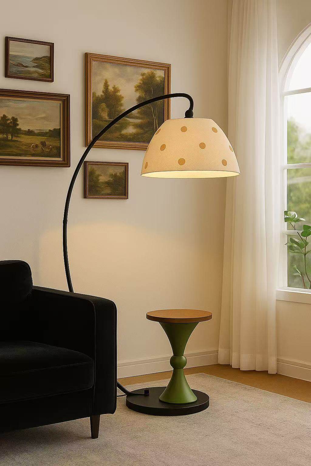 Black Arc Lamp — Floor Lamp | Maison Monashee — view 6