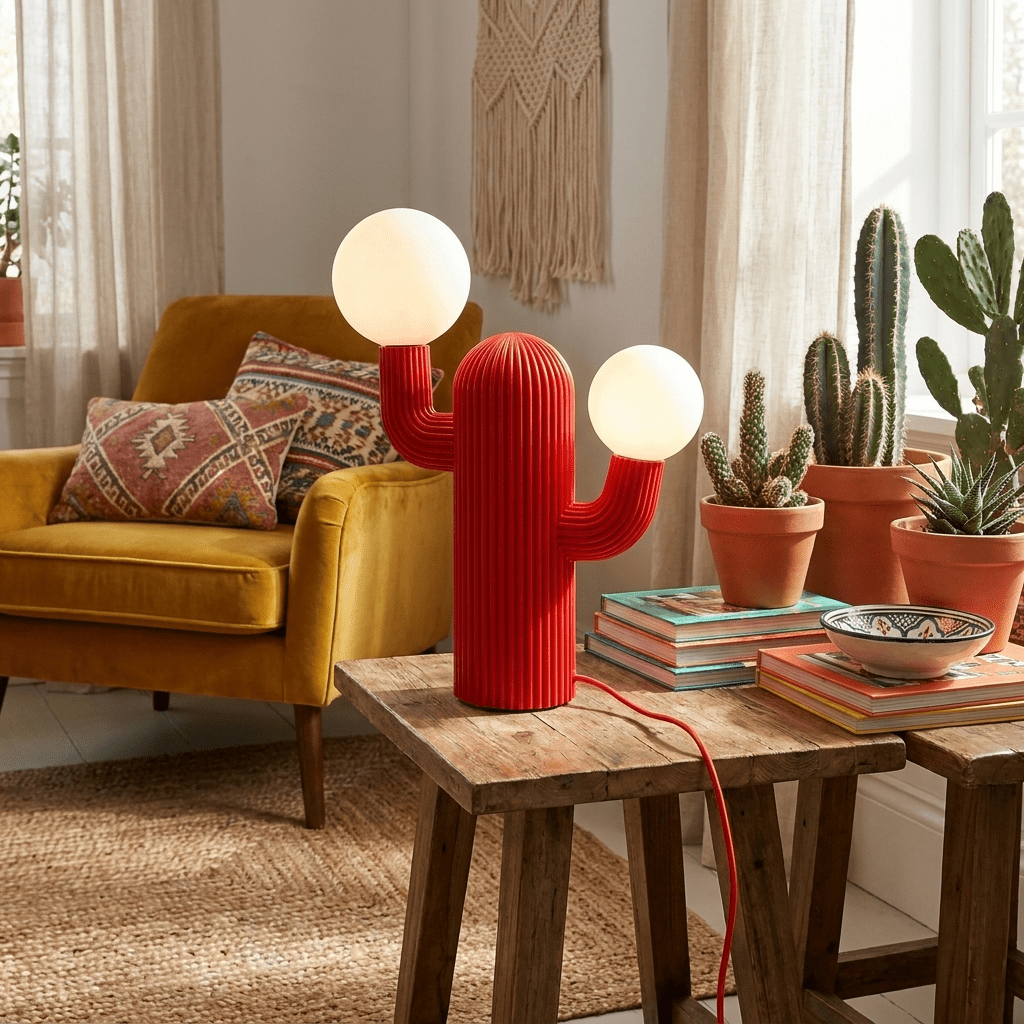 Two Globe Table Lamp — Table Lamp | Maison Monashee — view 3