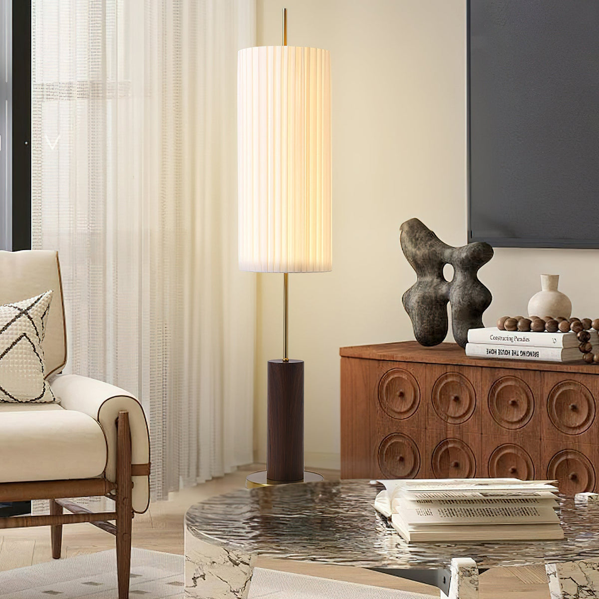 Cylinder Floor Lamp — Floor Lamp | Maison Monashee — view 2