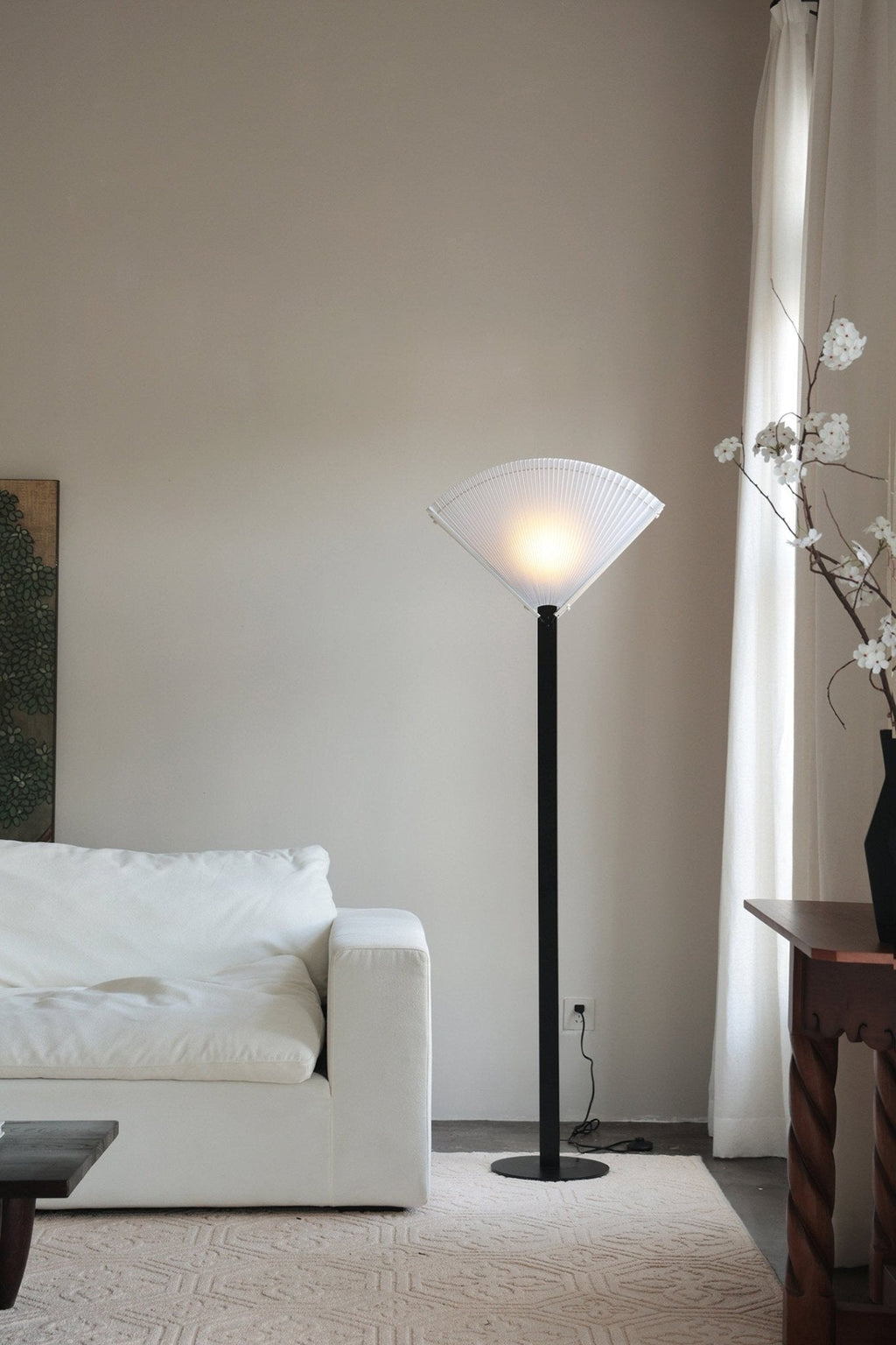 Black Uplight Floor Lamp — Floor Lamp | Maison Monashee — view 16