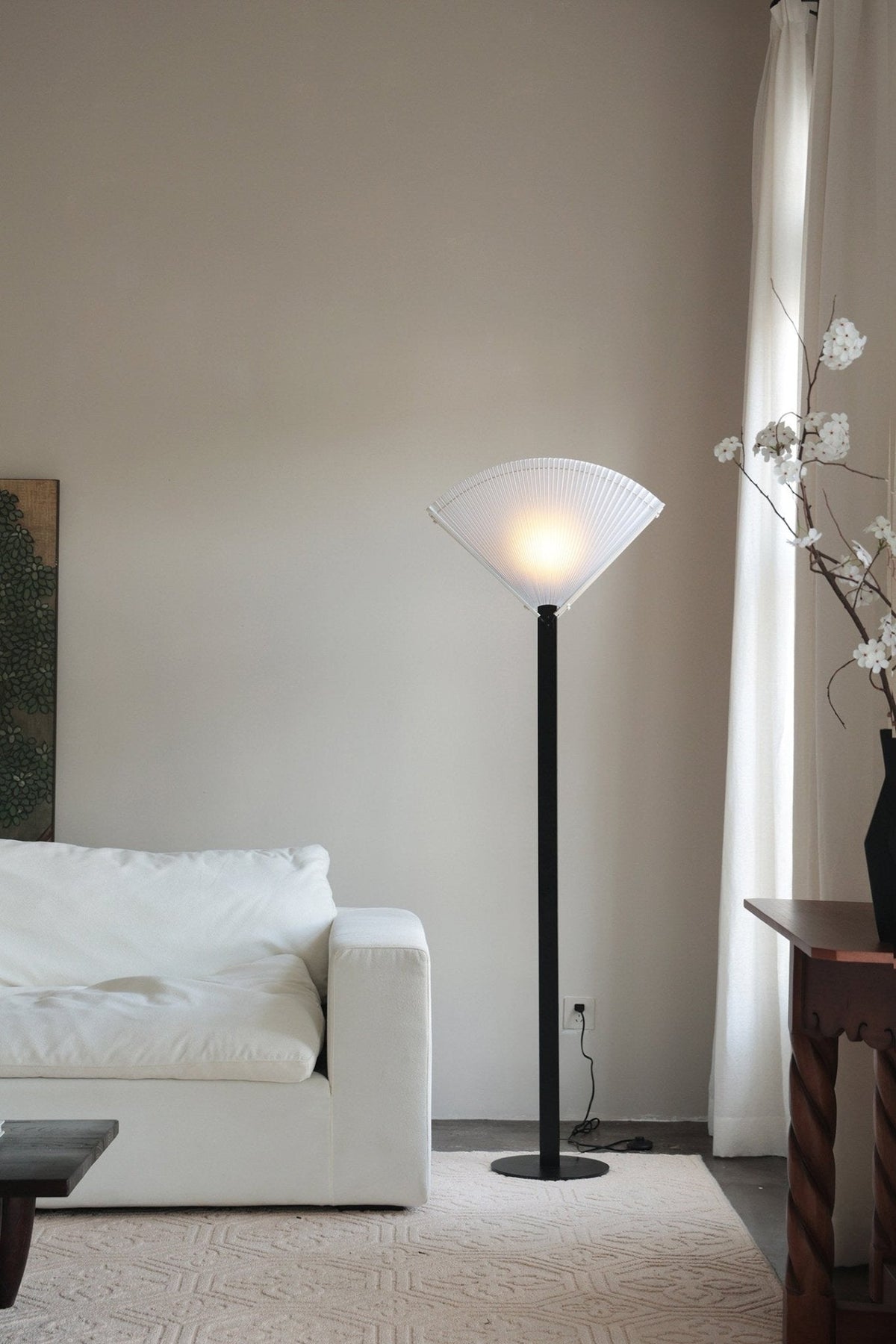 Black Uplight Floor Lamp — Floor Lamp | Maison Monashee — view 16