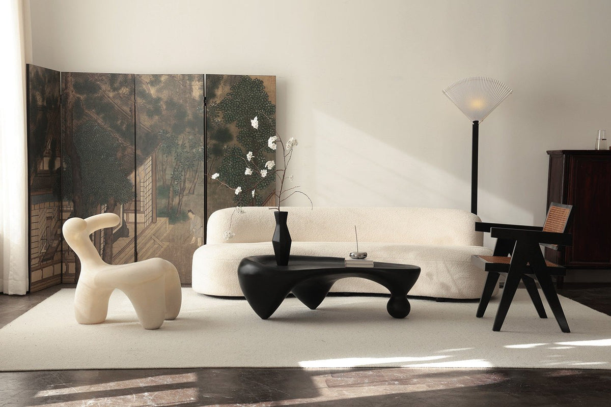 Black Uplight Floor Lamp — Floor Lamp | Maison Monashee — view 23