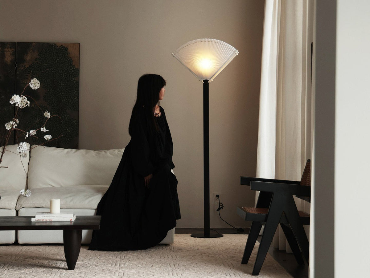 Black Uplight Floor Lamp — Floor Lamp | Maison Monashee — view 9