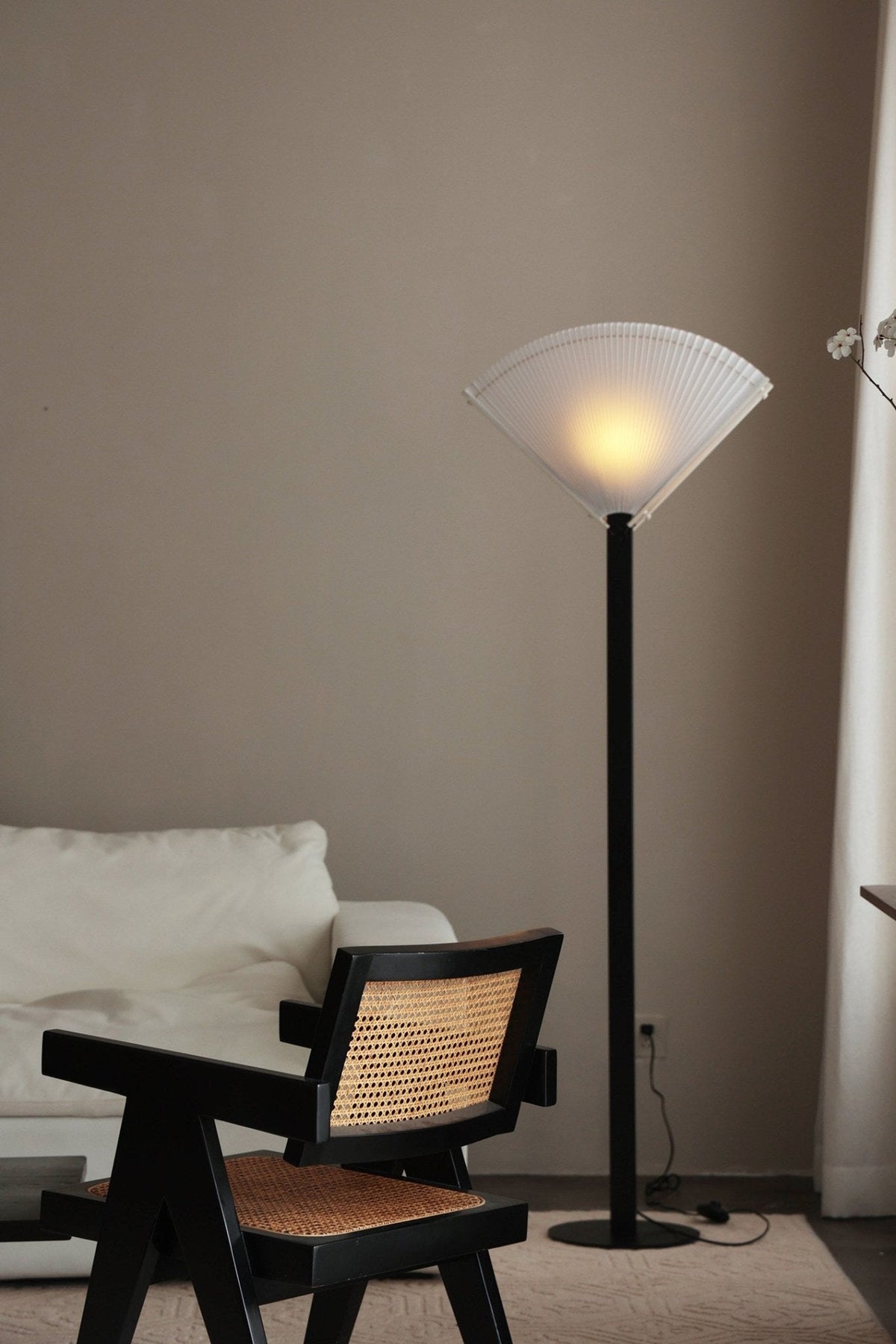 Black Uplight Floor Lamp — Floor Lamp | Maison Monashee — view 14