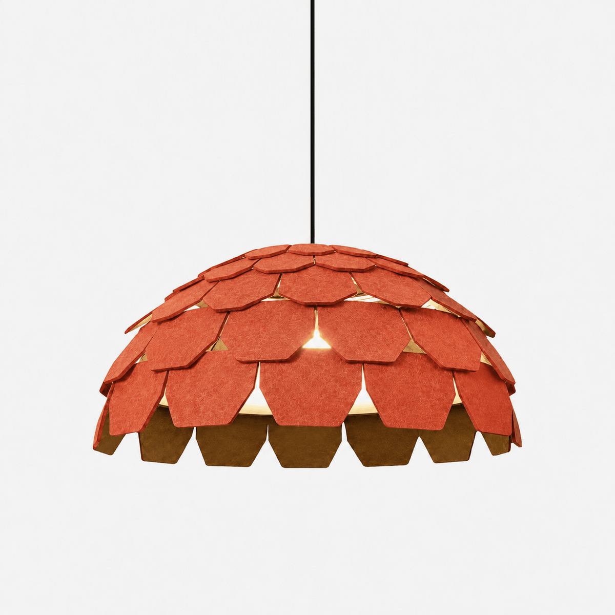 Black Dome Pendant Light Over Island — Pendant Light | Maison Monashee — view 8