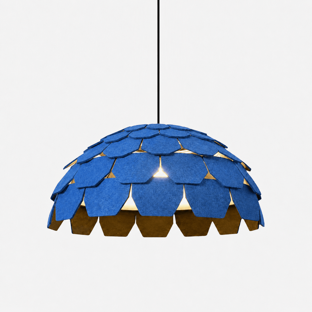 Black Dome Pendant Light Over Island — Pendant Light | Maison Monashee — view 9