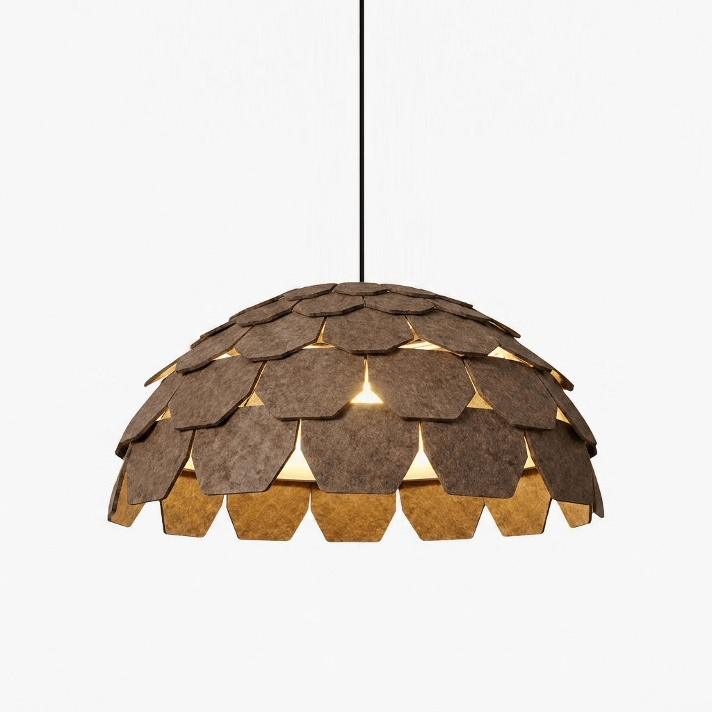 Black Dome Pendant Light Over Island — Pendant Light | Maison Monashee — view 7