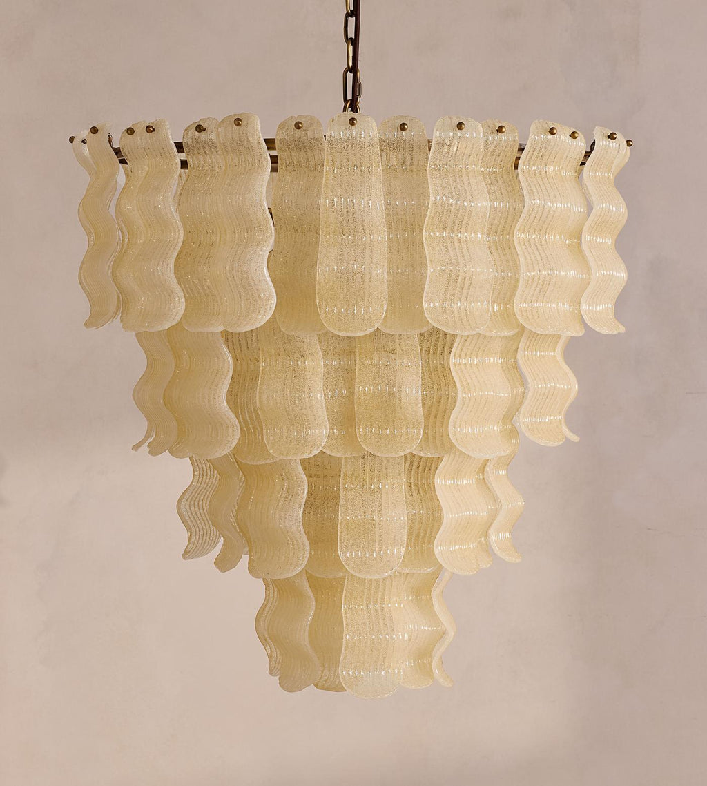 Antique Glass Chandelier — Chandelier | Maison Monashee — view 3