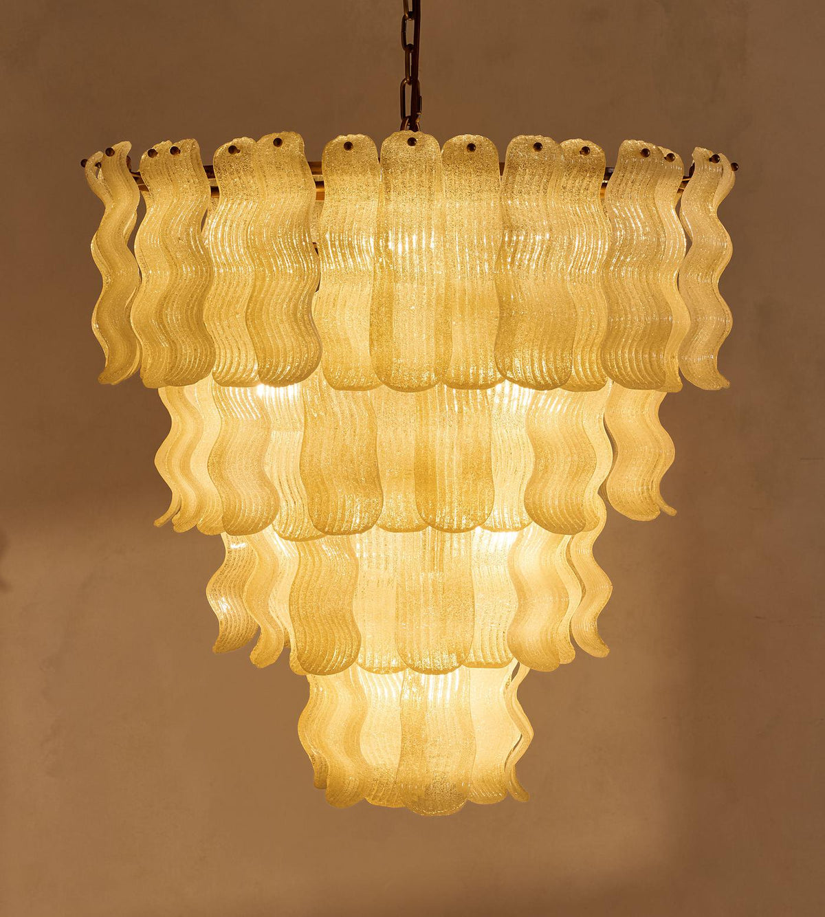 Antique Glass Chandelier — Chandelier | Maison Monashee — view 4