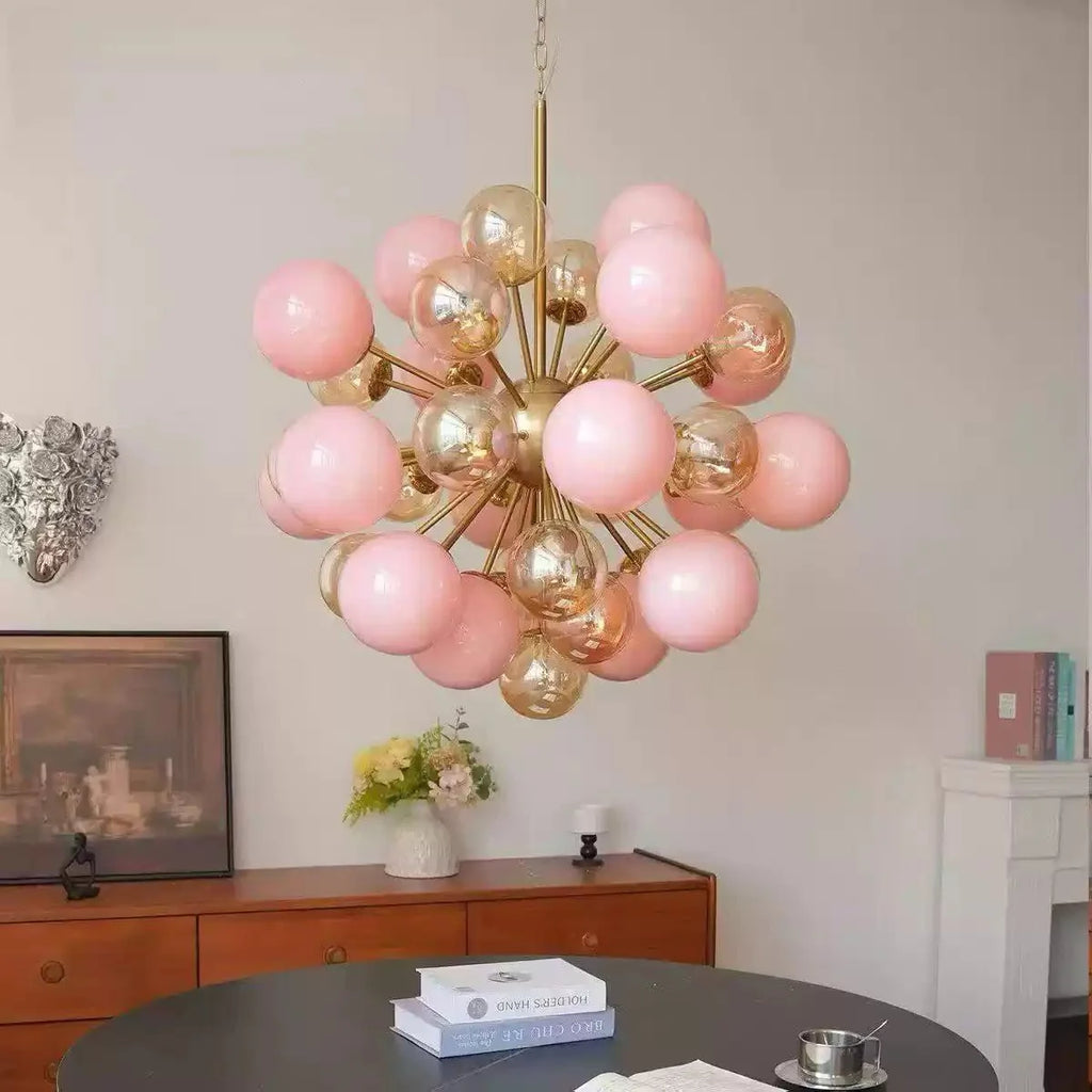 Glass Globe Sputnik Chandelier — Chandelier | Maison Monashee — view 9