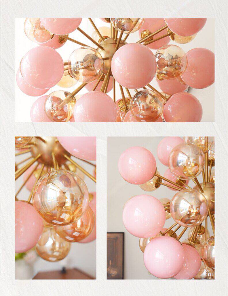 Glass Globe Sputnik Chandelier — Chandelier | Maison Monashee — view 12