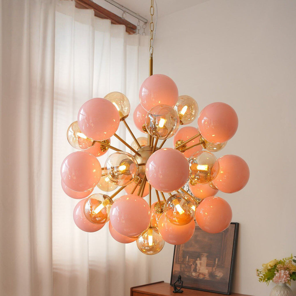Glass Globe Sputnik Chandelier — Chandelier | Maison Monashee — view 14