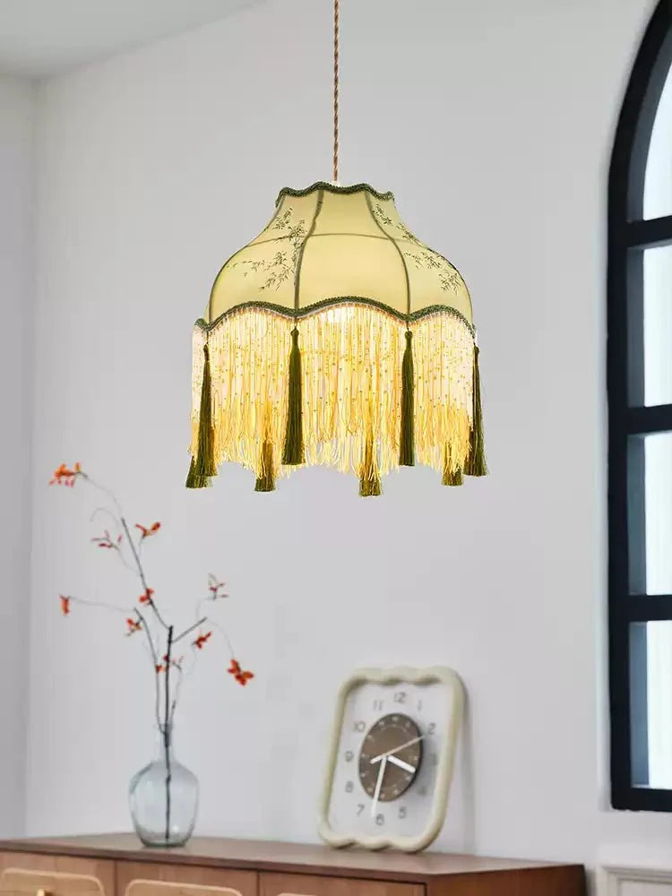 Beaded Hanging Light — Pendant Light | Maison Monashee — view 7