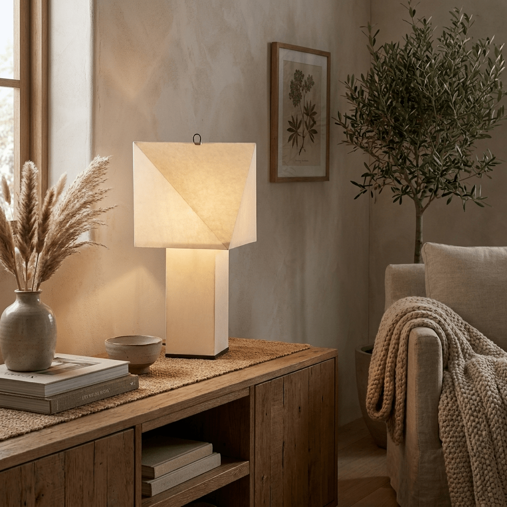 Square Column Table Lamp — Table Lamp | Maison Monashee — view 11