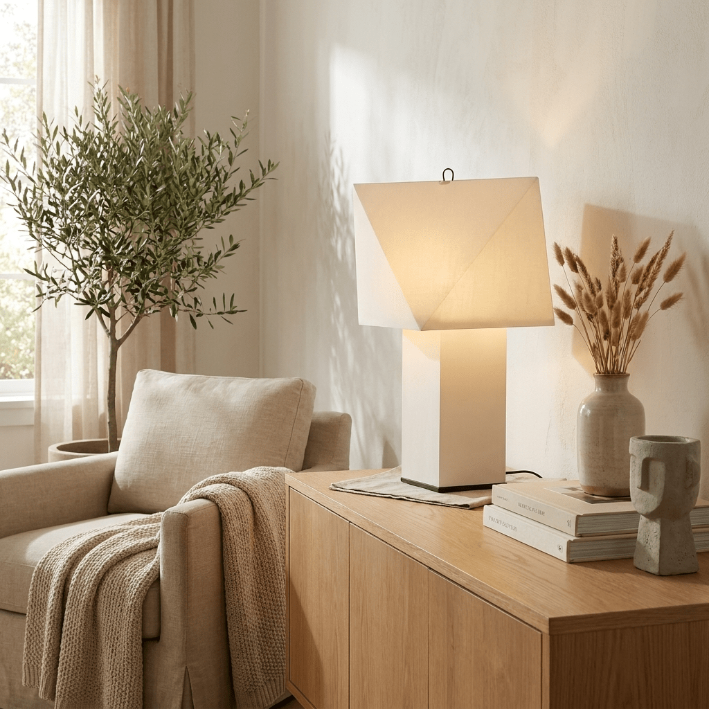 Square Column Table Lamp — Table Lamp | Maison Monashee — view 2