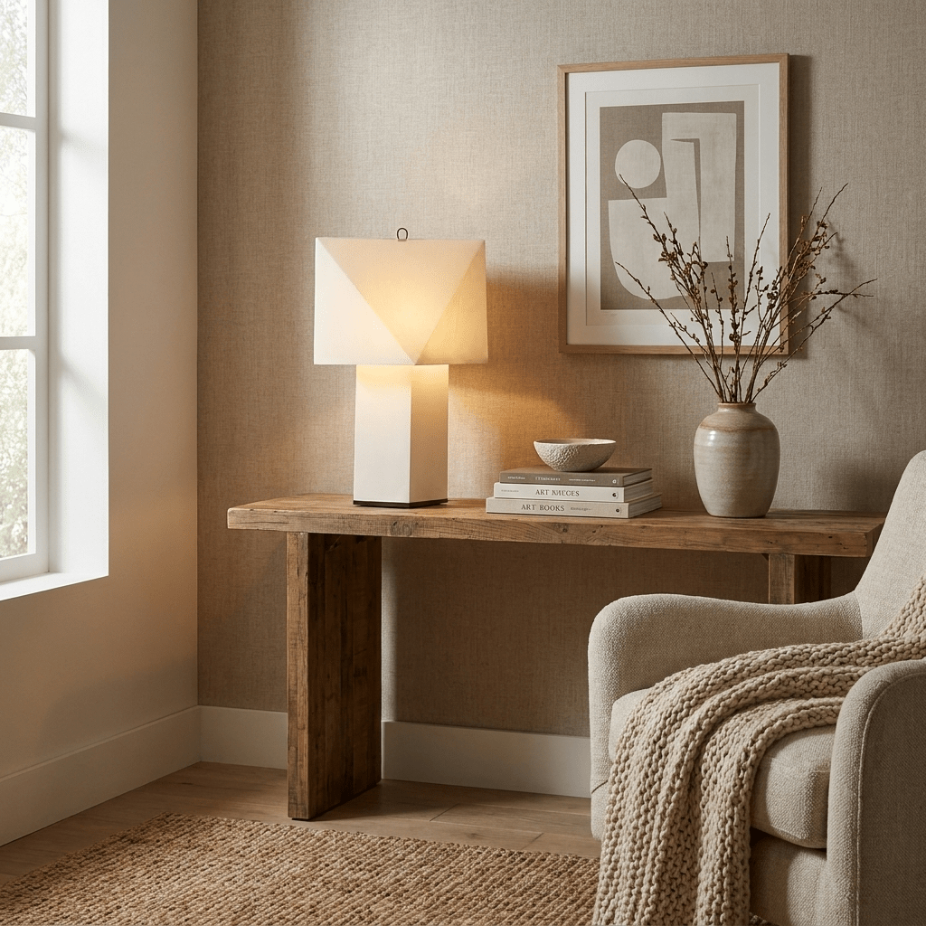 Square Column Table Lamp — Table Lamp | Maison Monashee — view 5