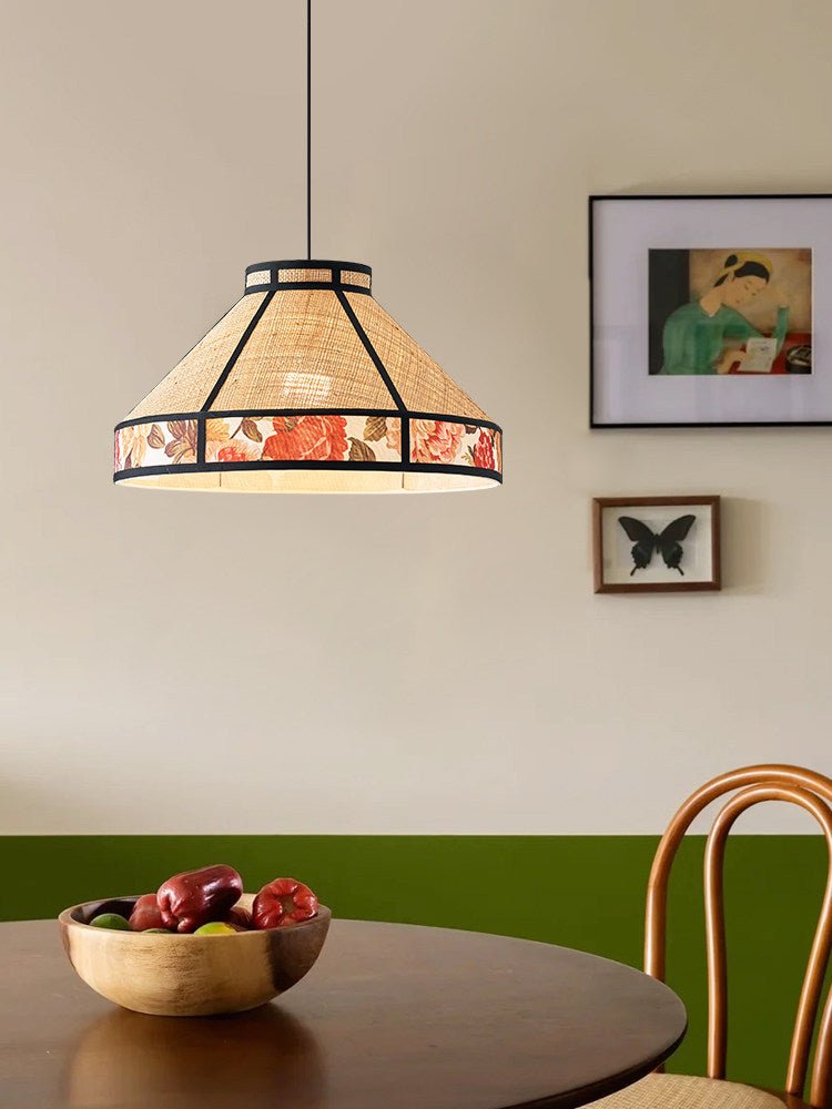Modern Woven Pendant Light — Pendant Light | Maison Monashee — view 11