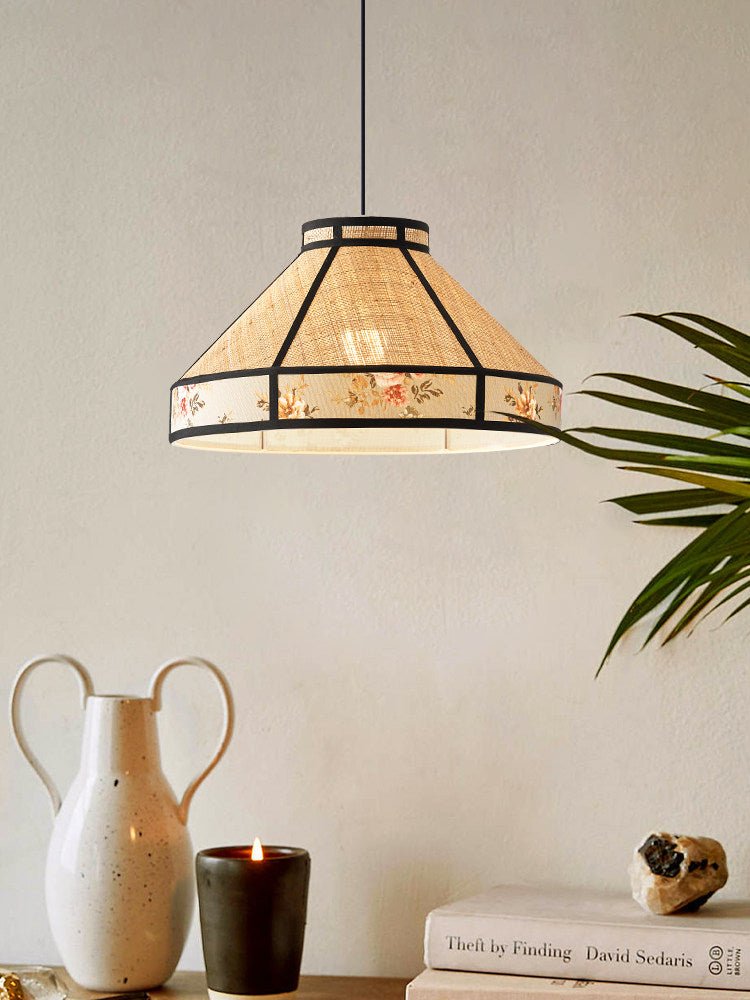 Modern Woven Pendant Light — Pendant Light | Maison Monashee — view 12