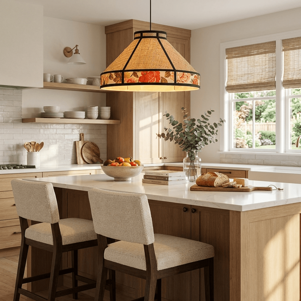 Modern Woven Pendant Light — Pendant Light | Maison Monashee — view 2