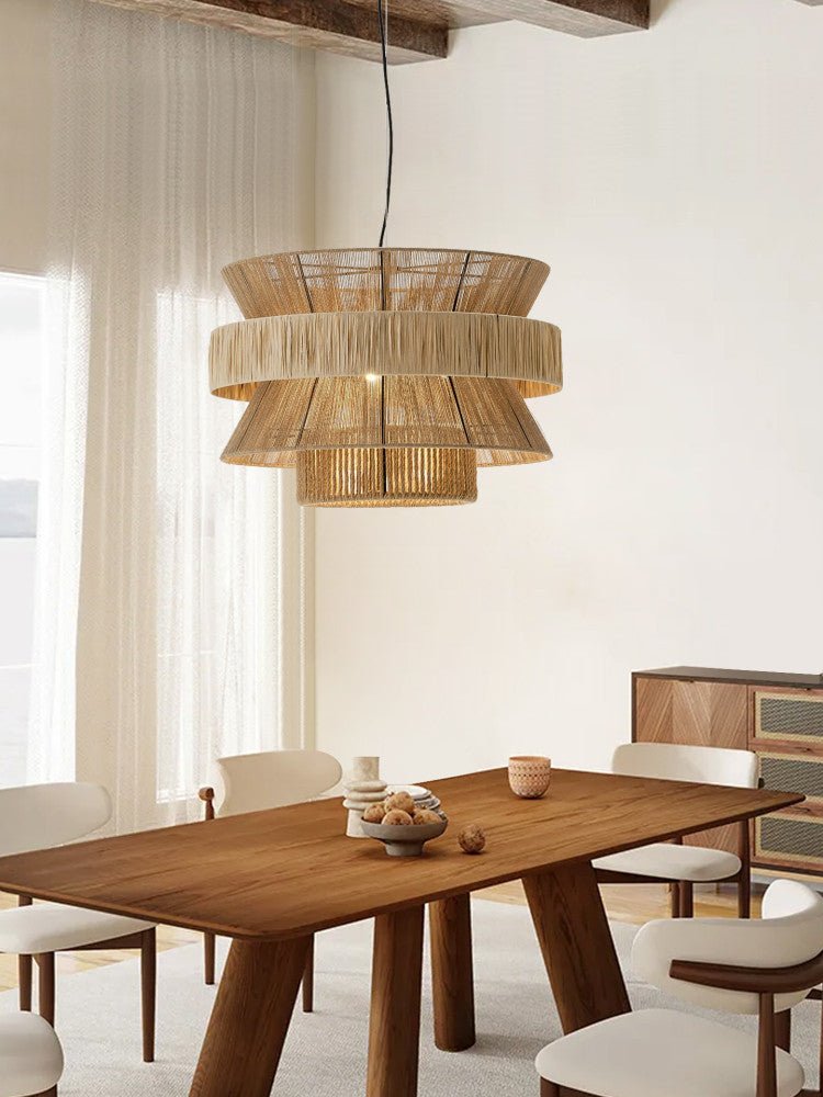 Hanging Rope Pendant Light — Pendant Light | Maison Monashee — view 3