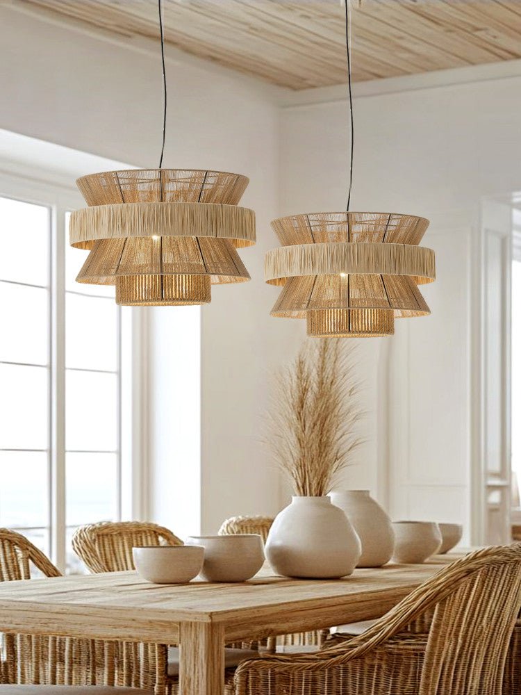 Hanging Rope Pendant Light — Pendant Light | Maison Monashee — view 4