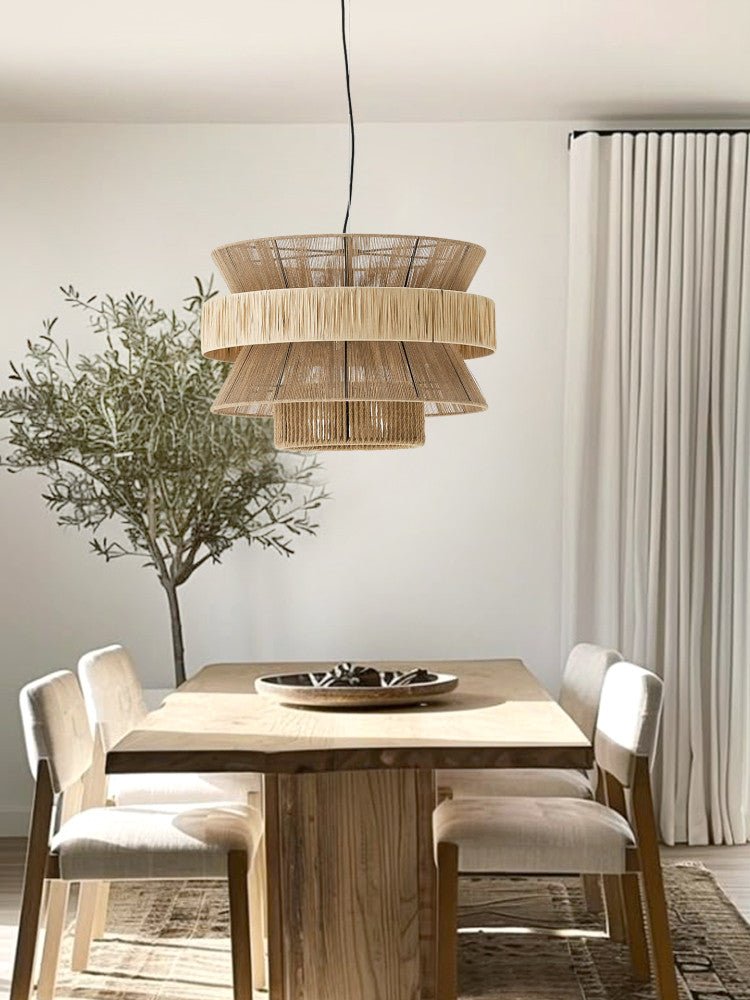 Hanging Rope Pendant Light — Pendant Light | Maison Monashee — view 5