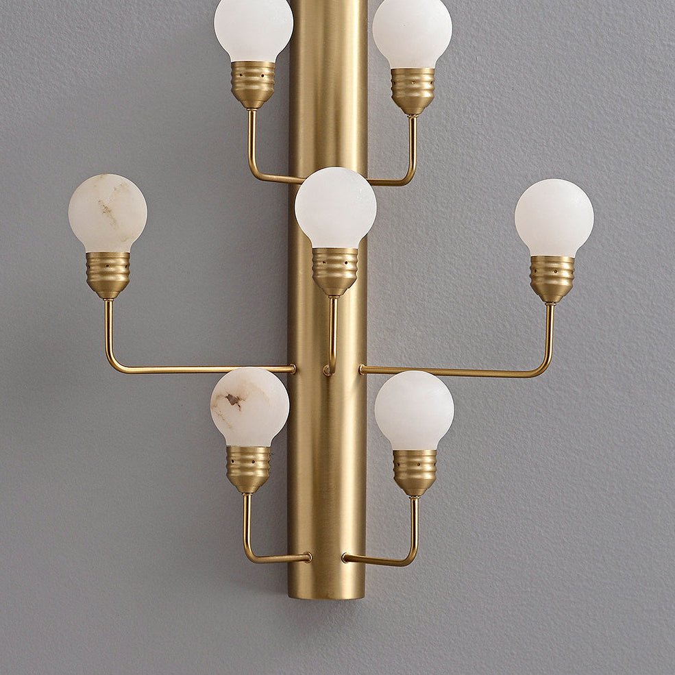 Alabaster Globe Sconce — Wall Sconce | Maison Monashee — view 10