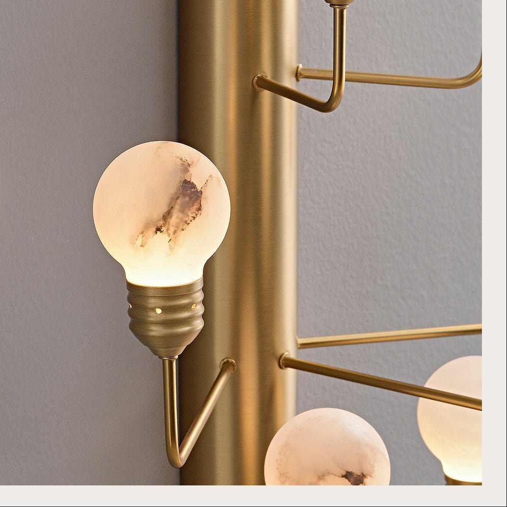 Alabaster Globe Sconce — Wall Sconce | Maison Monashee — view 12