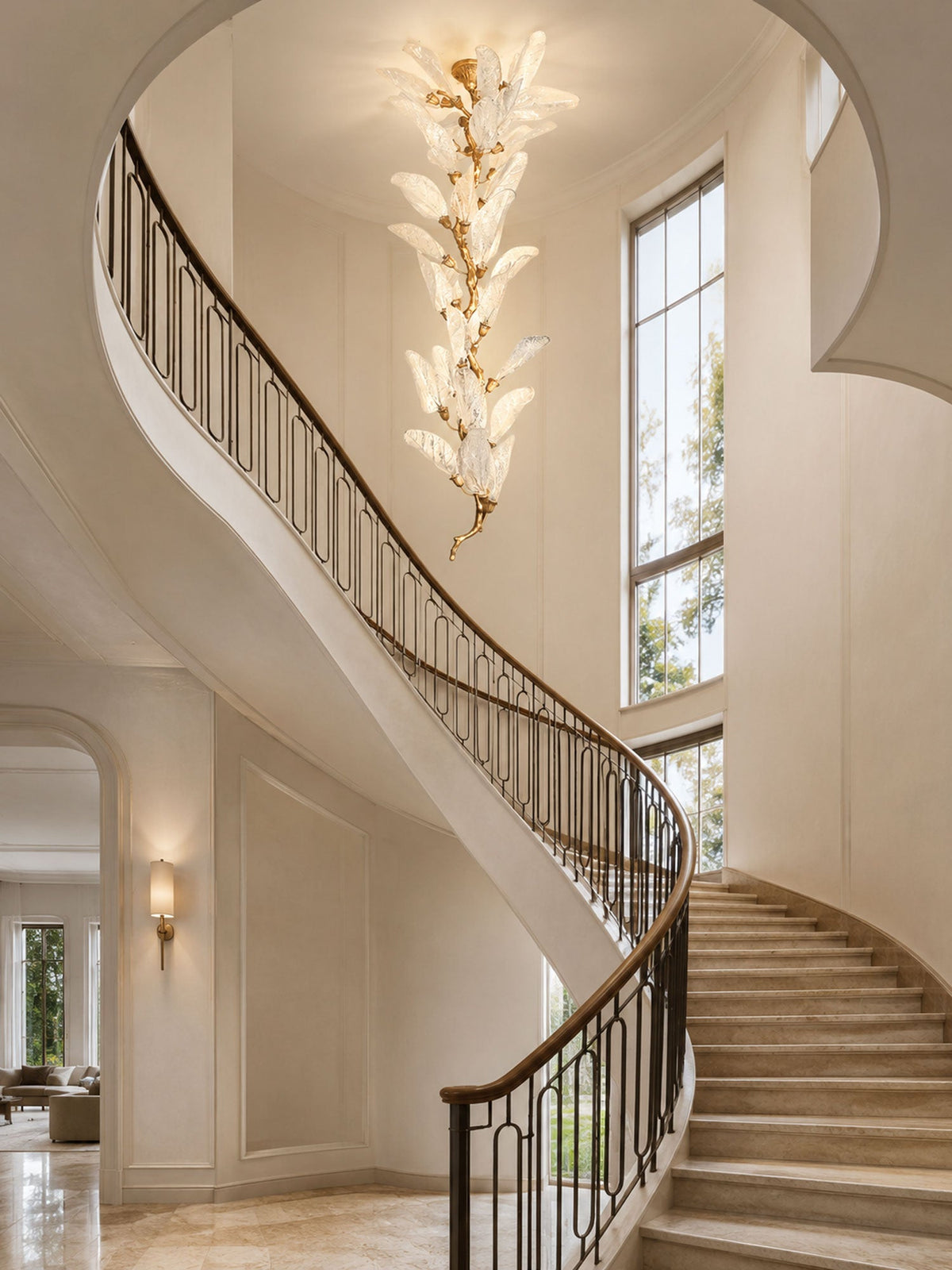 LED Branch Chandelier — Chandelier | Maison Monashee — view 7