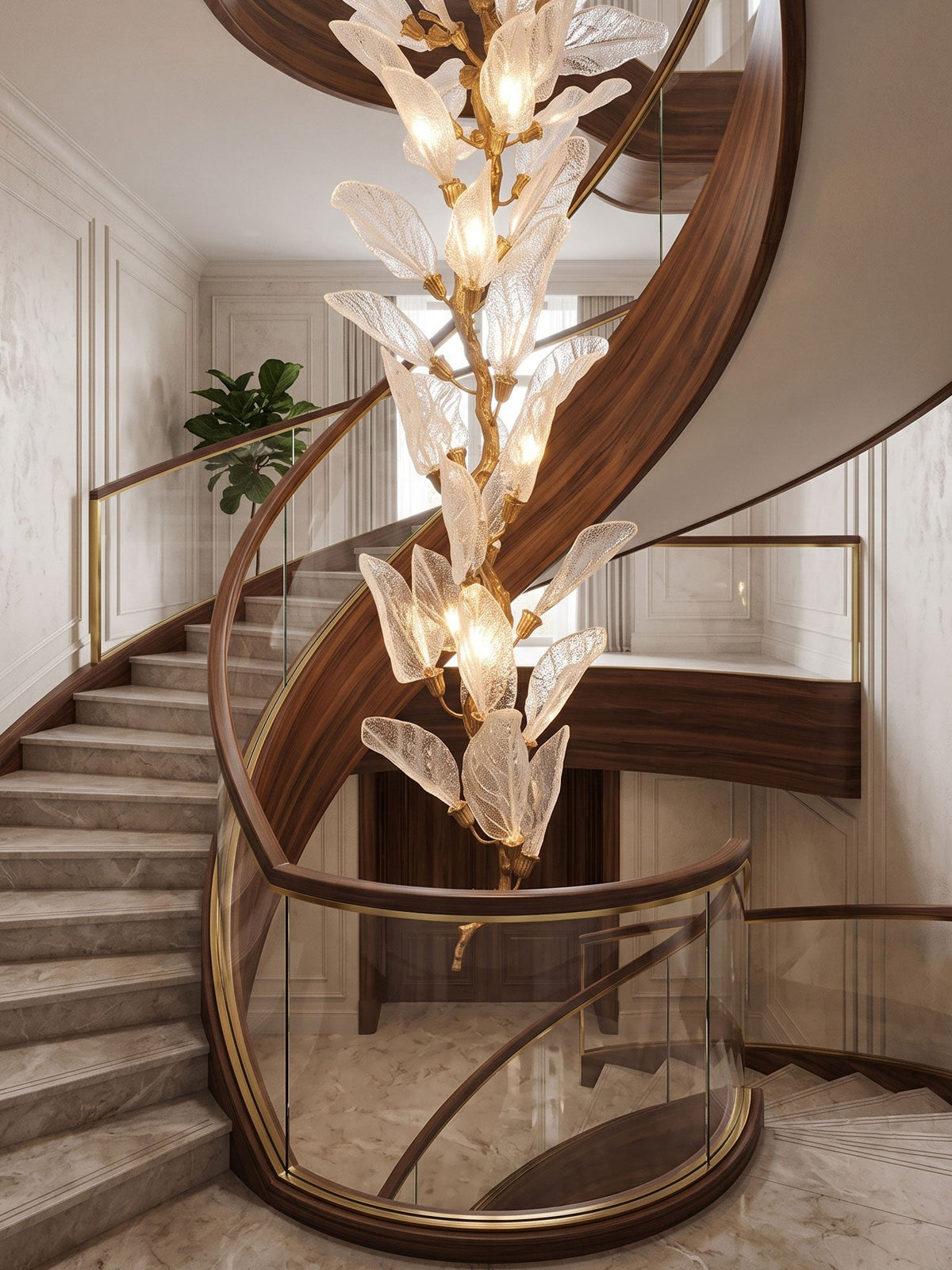 LED Branch Chandelier — Chandelier | Maison Monashee — view 3