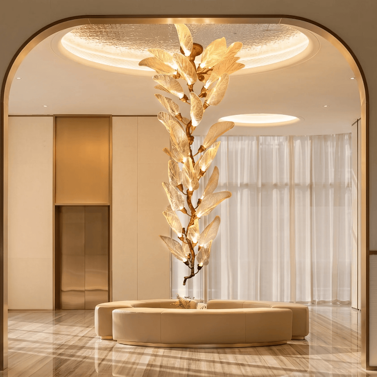 LED Branch Chandelier — Chandelier | Maison Monashee — view 10