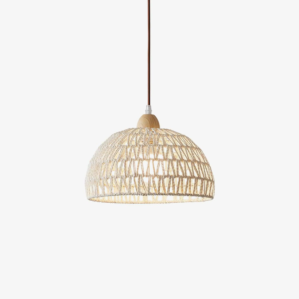 Plug-In Pendant Light Rattan — Pendant Light | Maison Monashee — view 15