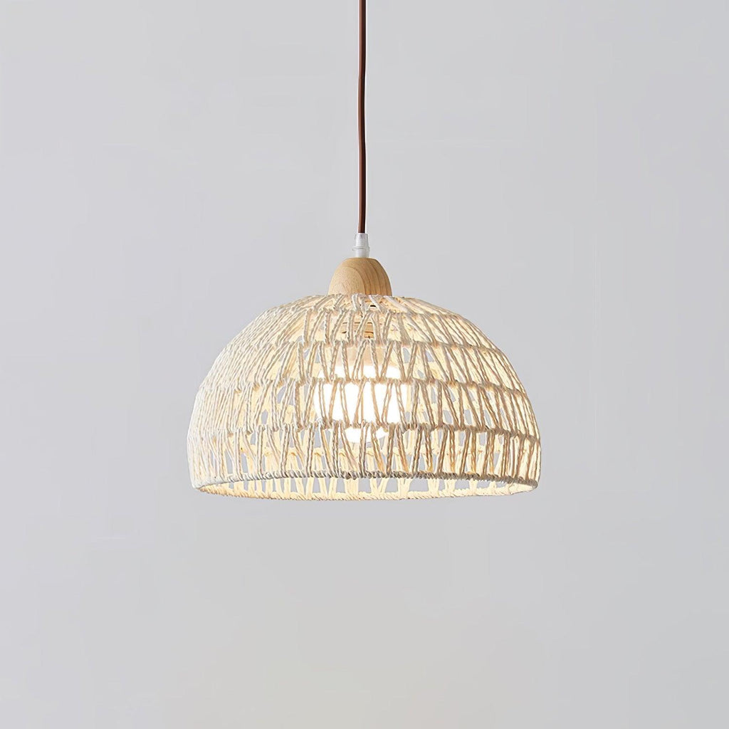 Plug-In Pendant Light Rattan — Pendant Light | Maison Monashee — view 5