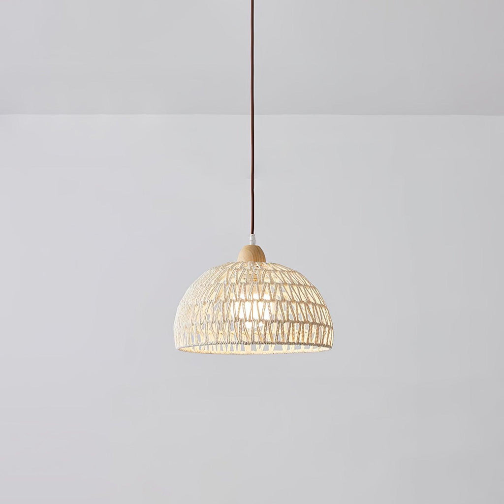 Plug-In Pendant Light Rattan — Pendant Light | Maison Monashee — view 14