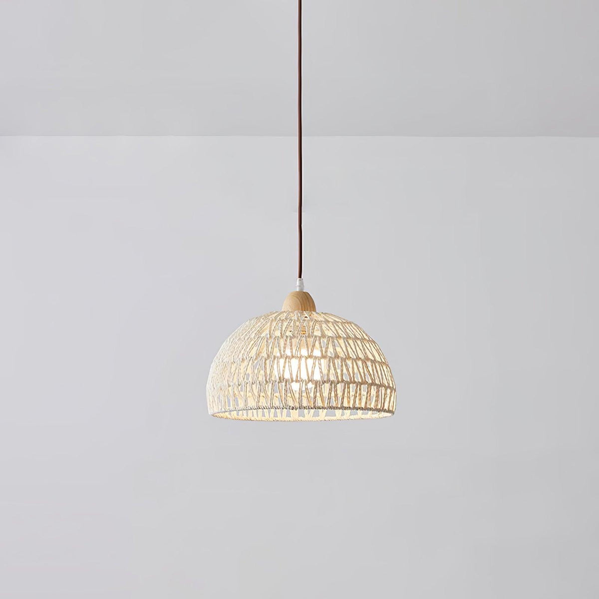 Plug-In Pendant Light Rattan — Pendant Light | Maison Monashee — view 14