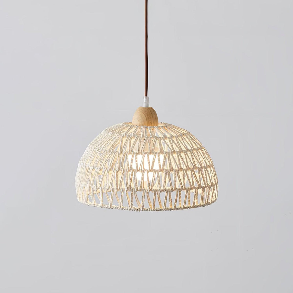 Plug-In Pendant Light Rattan — Pendant Light | Maison Monashee — view 13